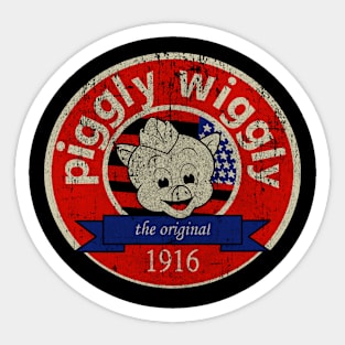 piggly wiggly - Vintage Sticker